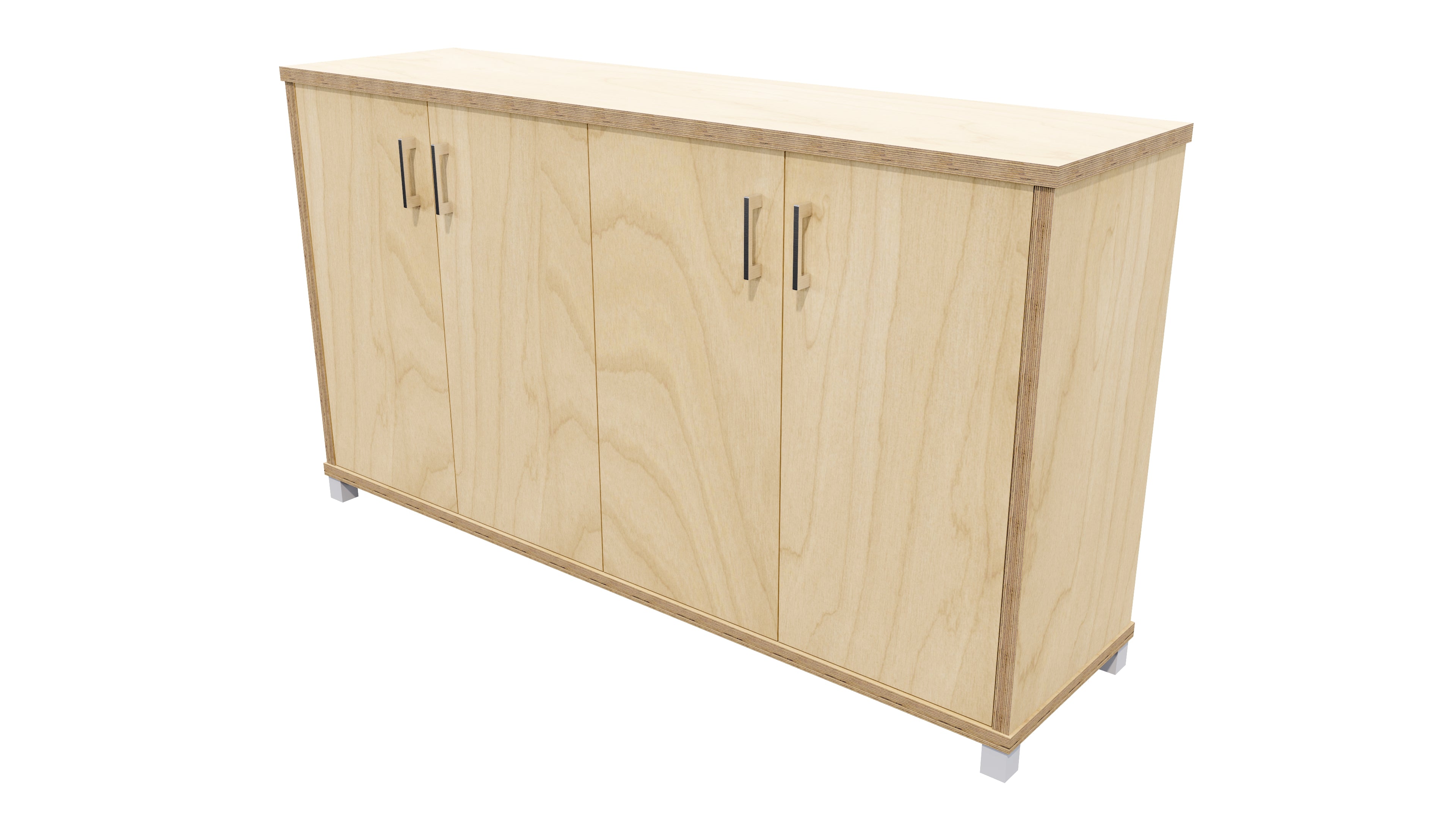 Zealand Credenza with Feet 1500 Premium Ply