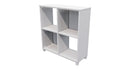 Cubby Storage Unit 4 Cube Silver Haze
