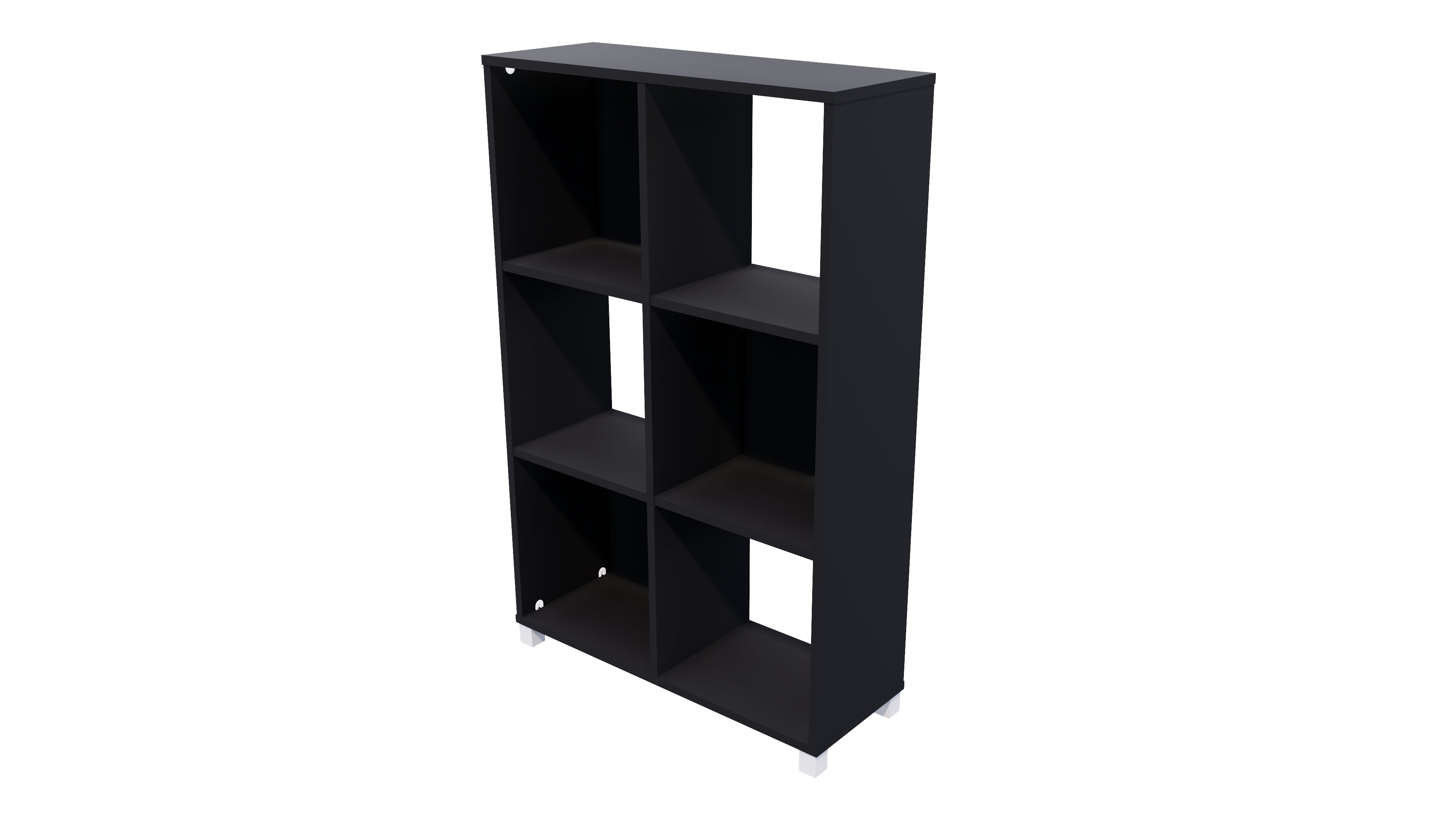 Cubby Hole 6 Cube Black