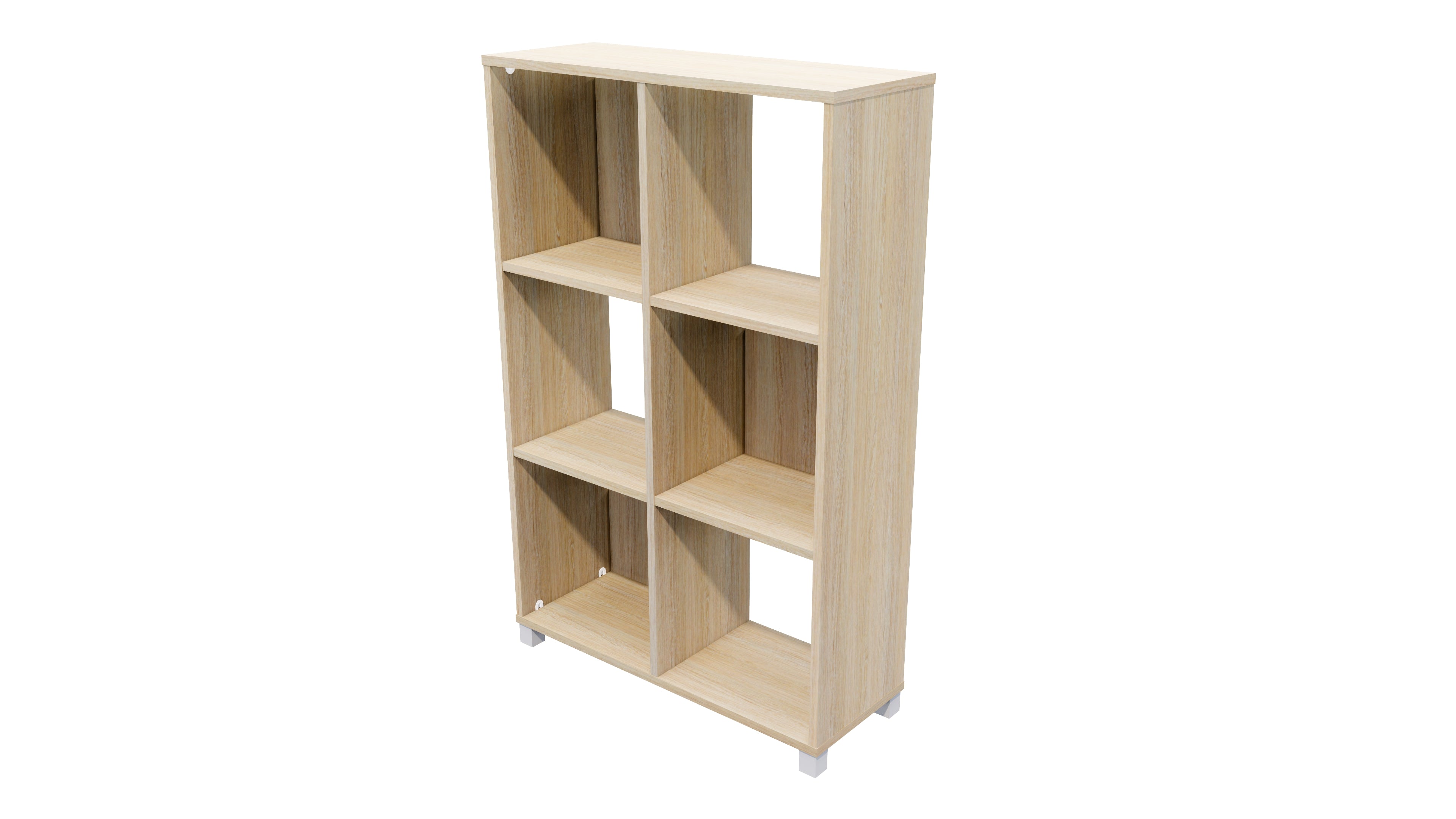 Cubby Hole 6 Cube Seasoned Oak