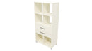 Cubby Hole 6 Cube 2 Drawers Coastal Elm
