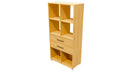 Cubby Hole 6 Cube 2 Drawers NZ Tawa