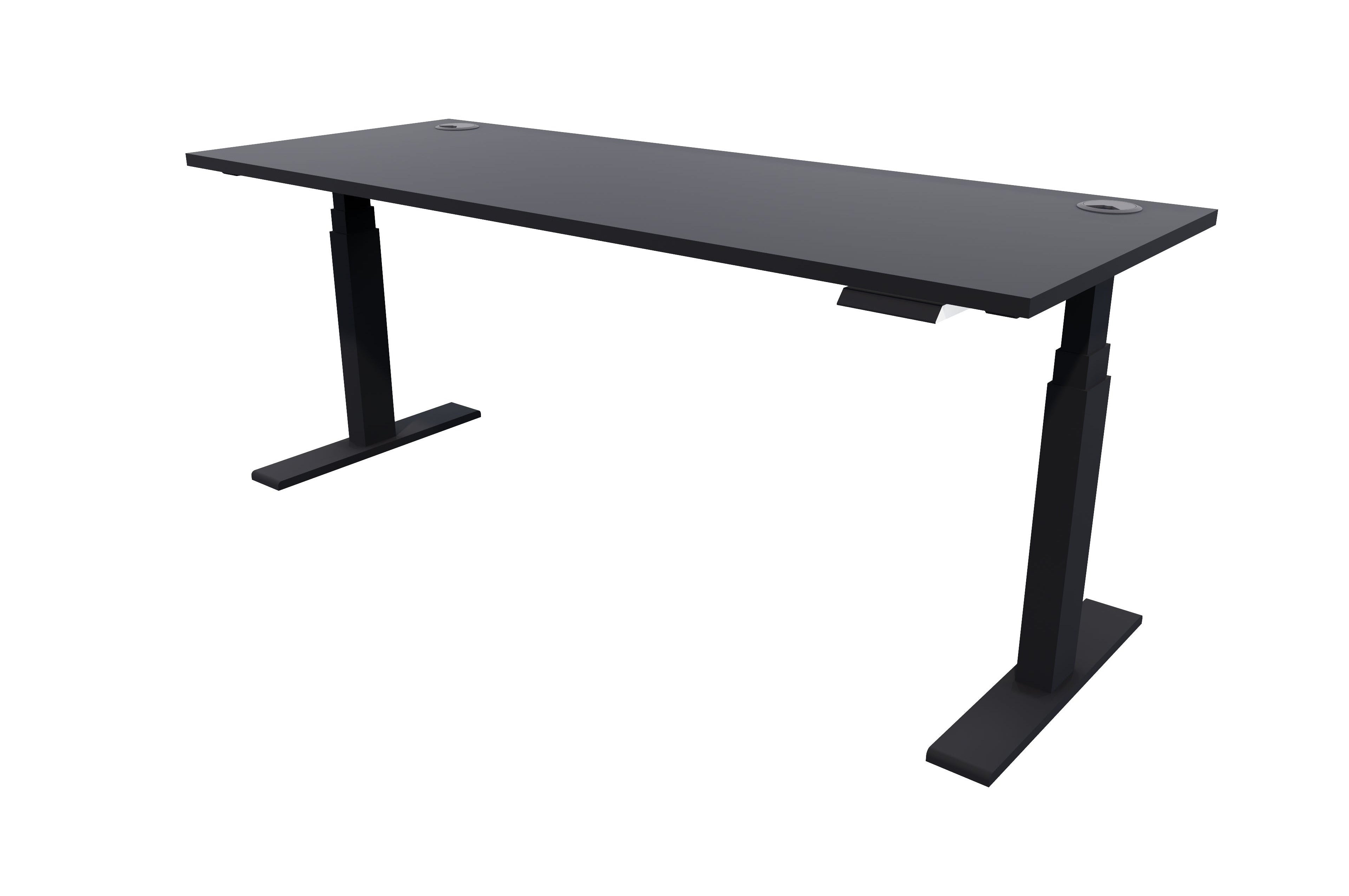 Zealand Electric Standing Desk 1500x700 Black Black