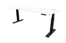 Zealand Electric Standing Desk 1500x700 Black Nordic Pine