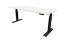 Zealand Electric Standing Desk 1500x700 Black Seal Grey