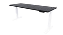 Rise Electric Adjustable Stand up Desk White Frame Black