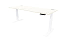 Zealand Electric Standing Desk 1500x700 White Coastal Elm