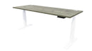 Zealand Electric Standing Desk 1500x700 White Coronet Beech