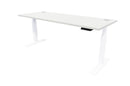 Zealand Electric Standing Desk 1500x700 White Seal Grey