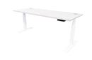 Zealand Electric Standing Desk 1500x700 White Silver Haze