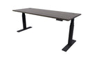 Zealand Electric Standing Desk 1800x700 Black Dark Oak