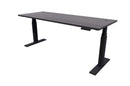 Zealand Electric Standing Desk 1800x700 Black Fiordland Elm