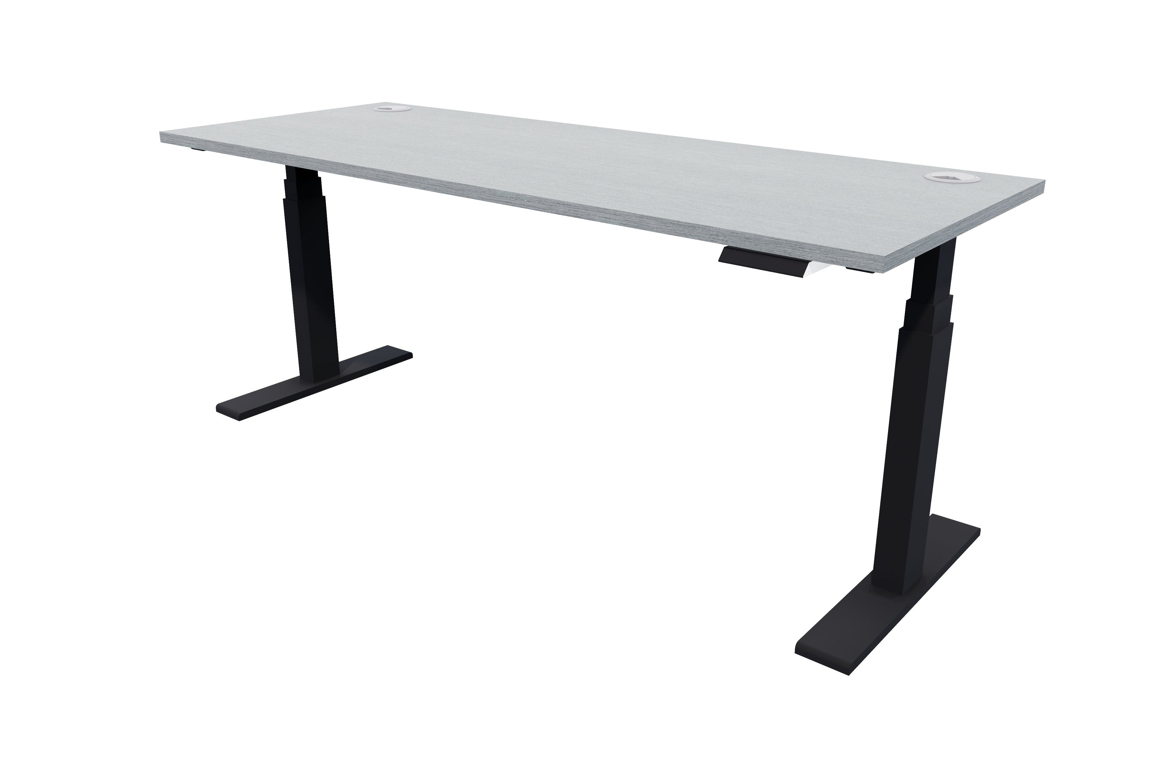 Zealand Electric Standing Desk 1800x700 Black New Graphite
