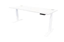 Zealand Electric Standing Desk 1800x700 White Nordic Pine