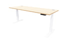 Zealand Electric Standing Desk 1800x700 White Premium Ply