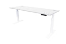 Zealand Electric Standing Desk 1800x700 White Silver Strata