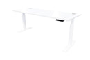 Zealand Electric Standing Desk 1800x700 White White