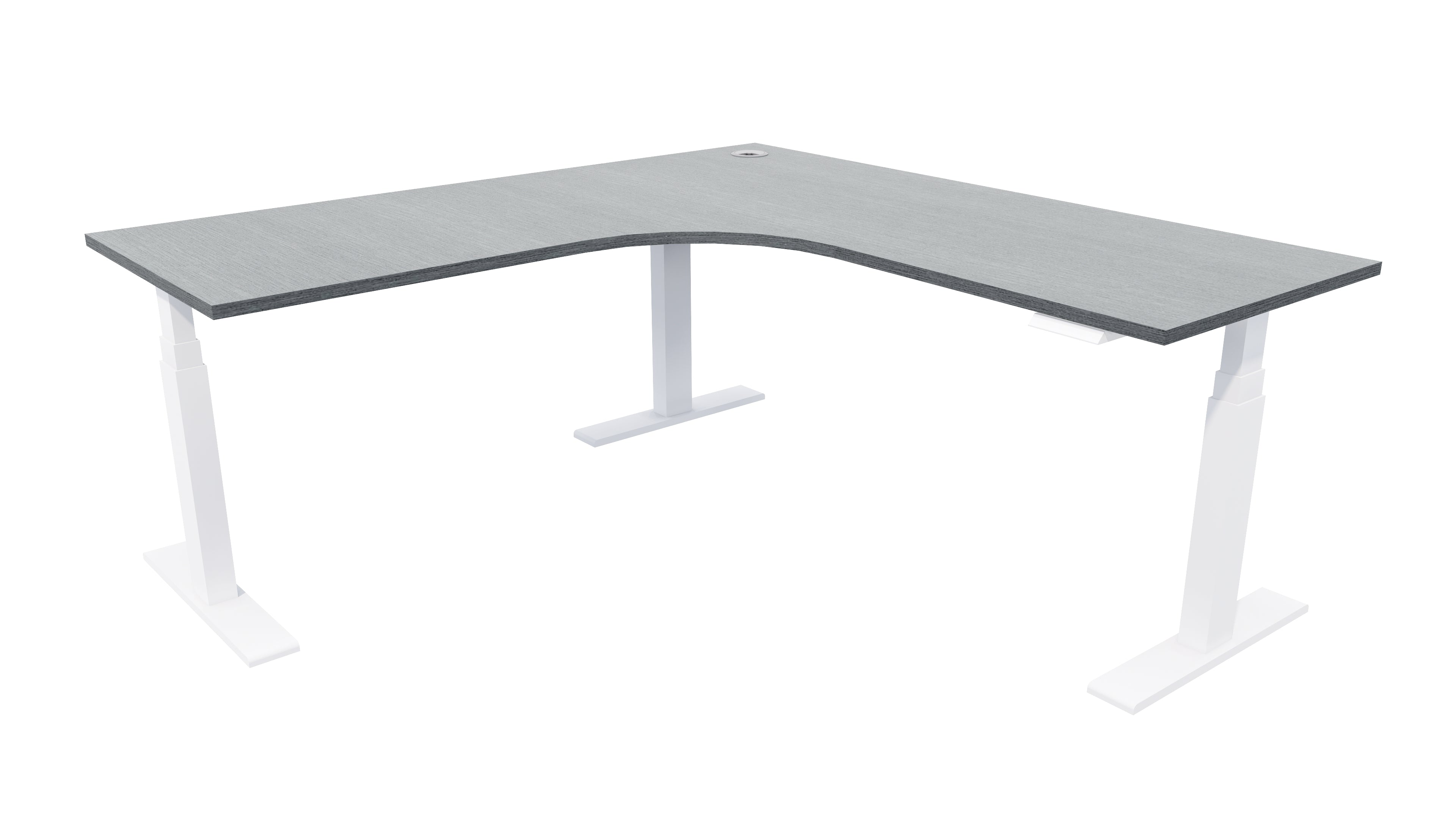 Zealand Electric Workstation 1800x1800x700 White New Graphite
