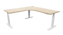 Zealand Electric Workstation 1800x1800x700 White Sublime Teak