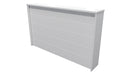 Flute Reception Desk 1500 White