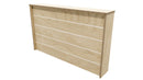 Flute Reception Desk 1700 Premium Ply