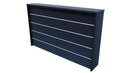 Flute Reception Desk 1800 Char Blue