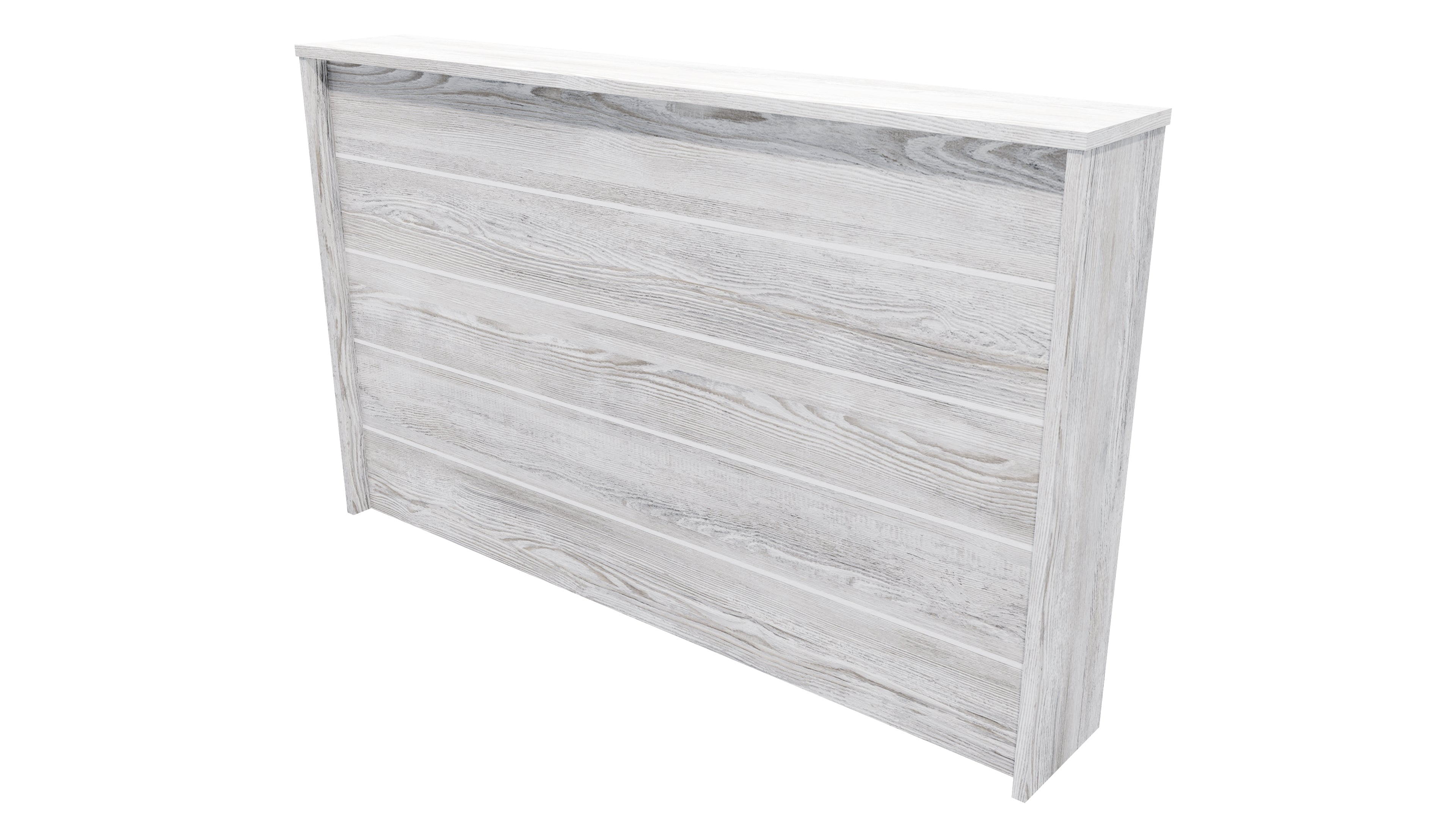 Flute Reception Desk 1800 Nordic Pine