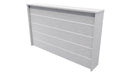 Flute Reception Desk 1800 Silver Haze