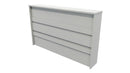 Linea Reception Desk 1800 Seal Grey