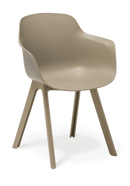 Loria 4-Leg Chair Taupe / With