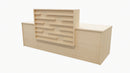 Marlborough Reception Desk Aged Ash