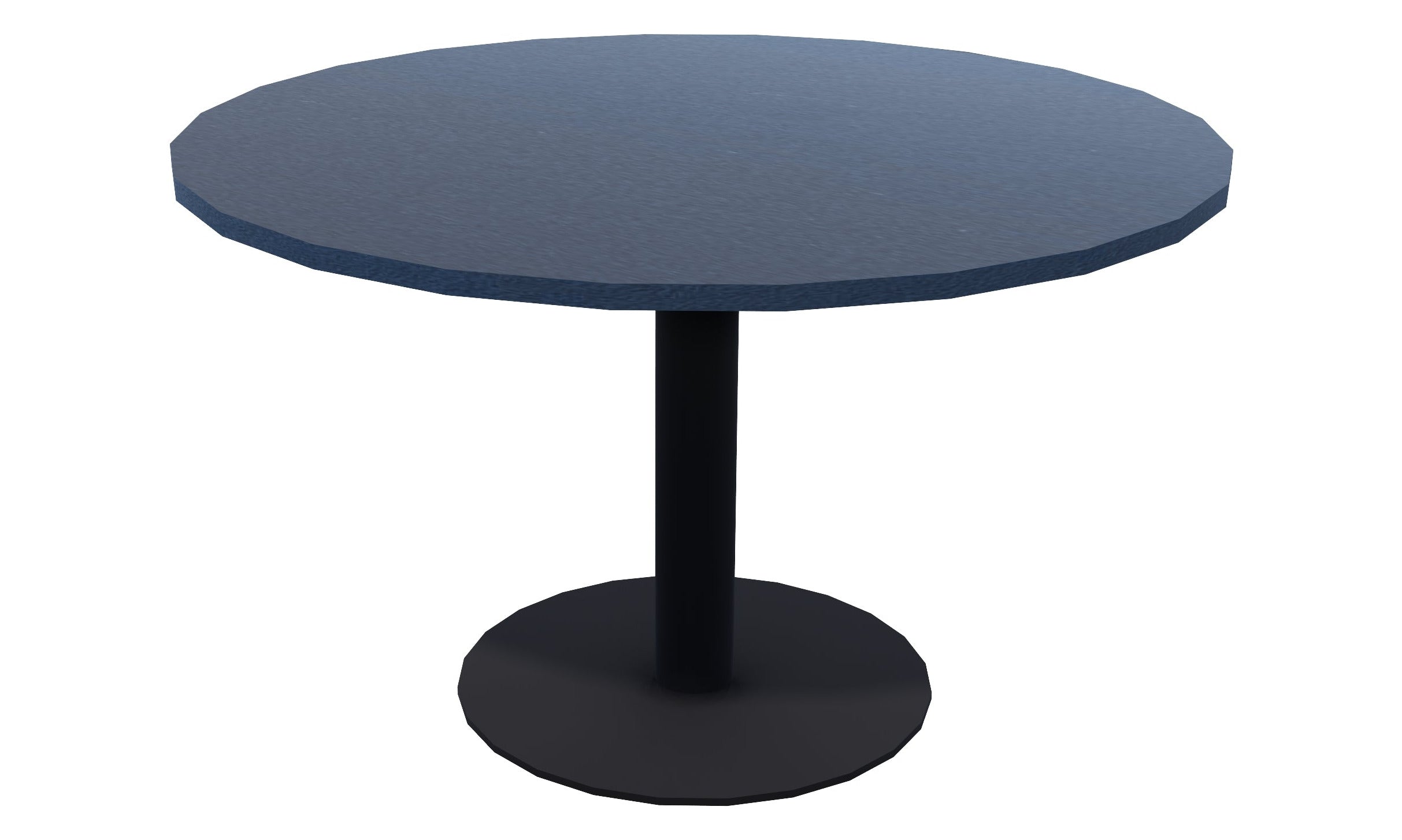 Nelson Meeting Table 1200x1200 / Char Blue