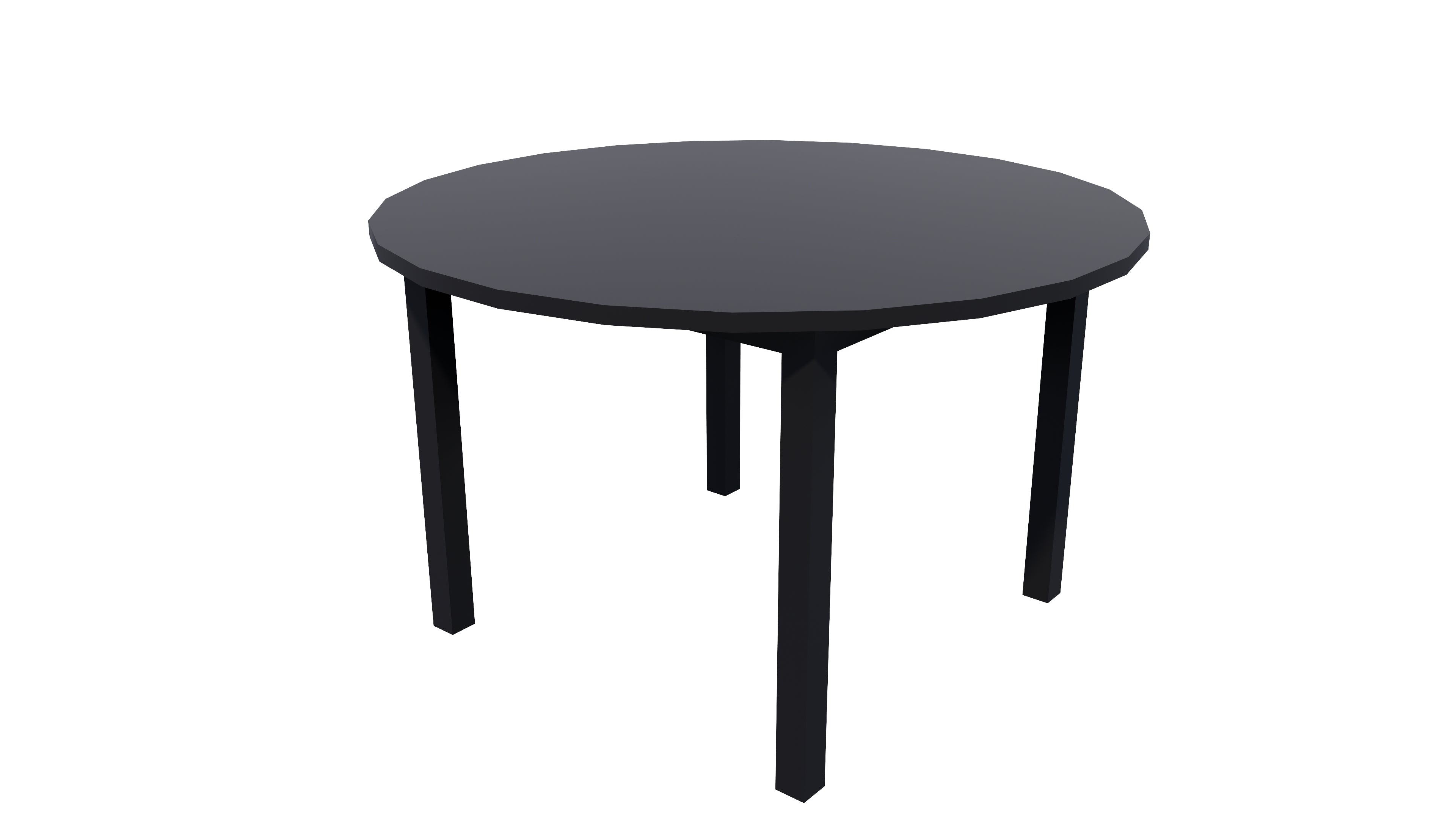 Milford Meeting Table 1200x1200 Black
