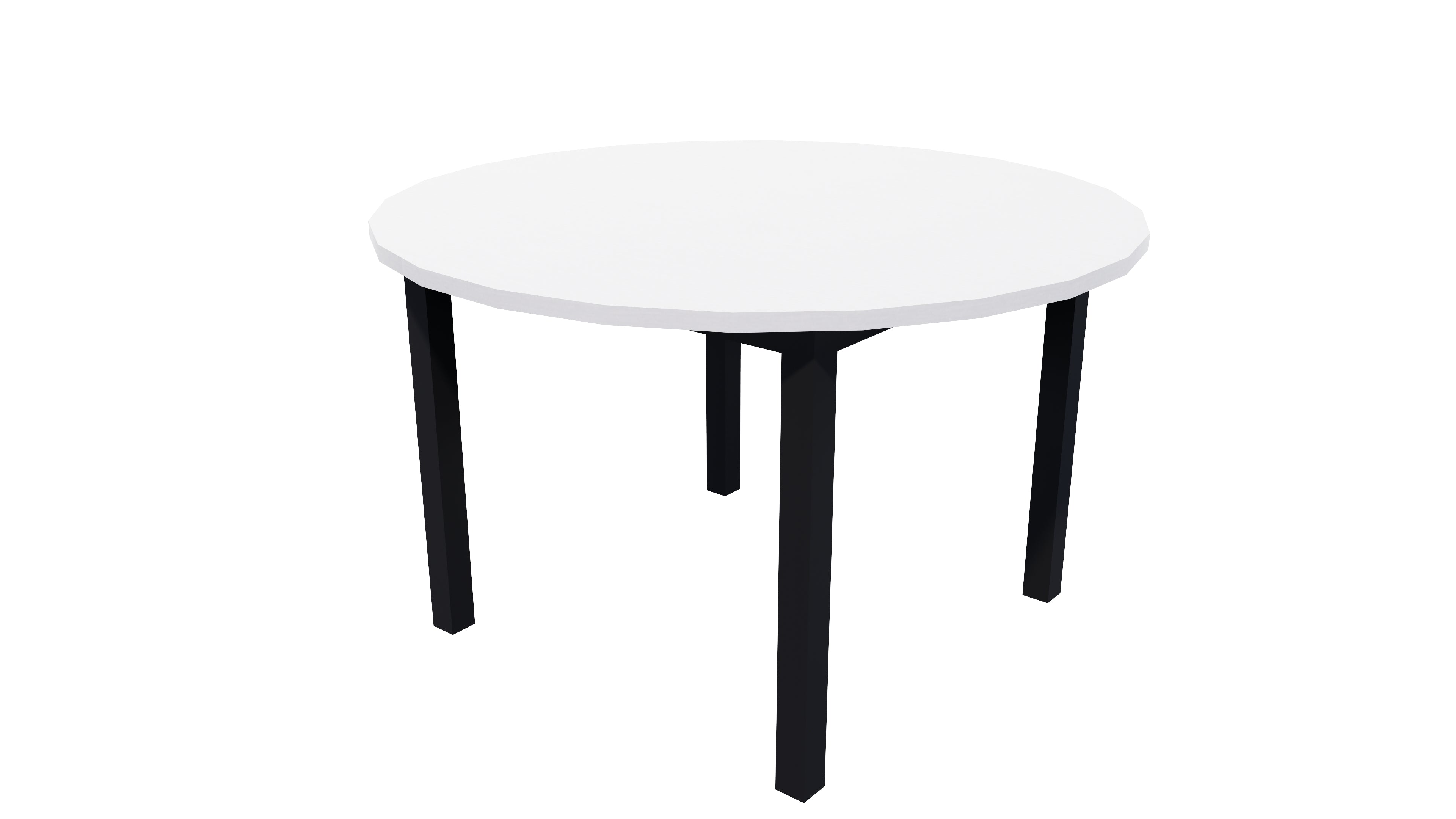 Milford Meeting Table 1200x1200 Silver Strata