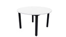 Milford Meeting Table 1200x1200 Silver Strata