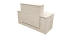 Milford Reception Desk 1700x700x1125 Aged Ash