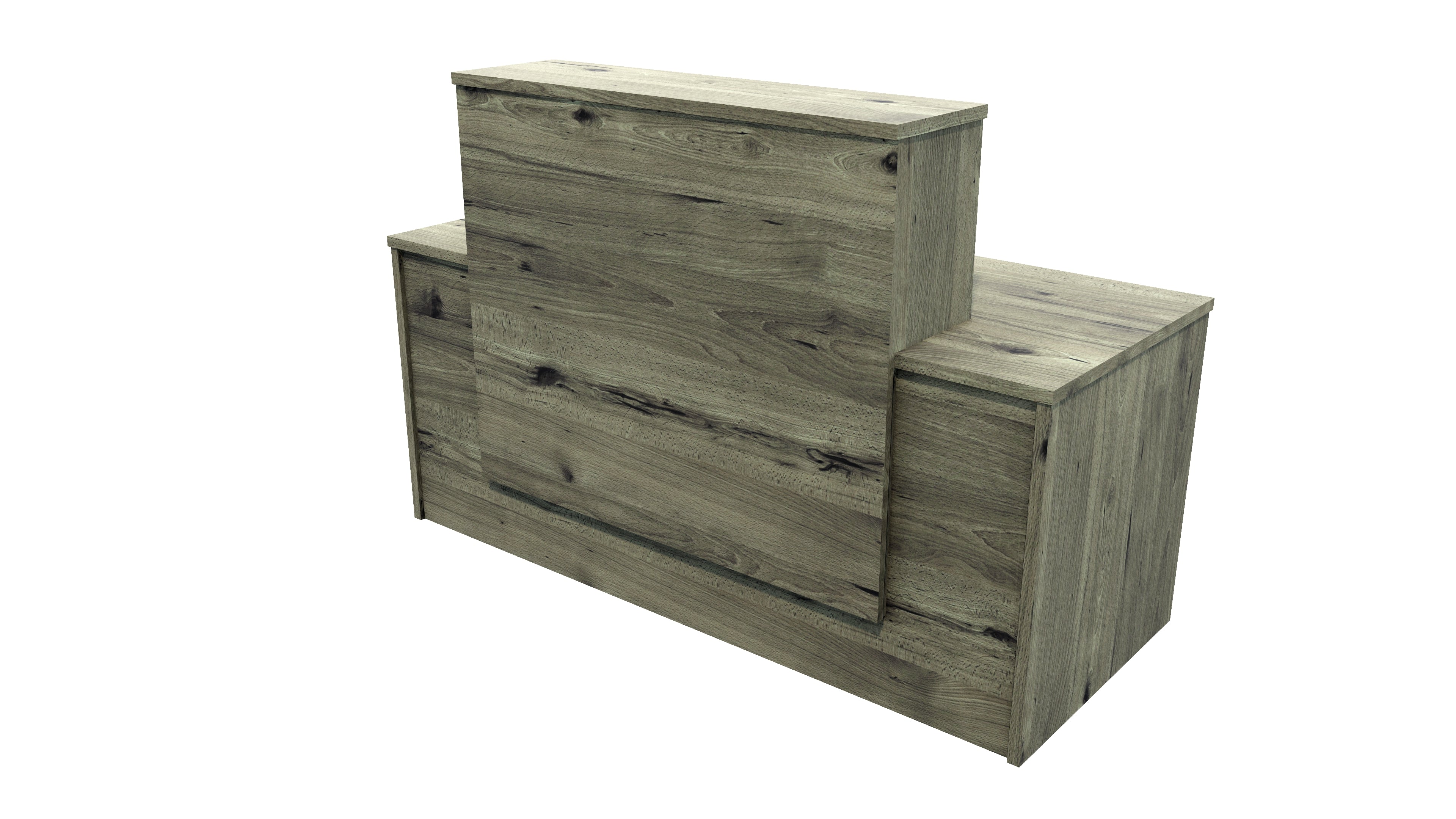 Milford Reception Desk 1700x700x1125 Coronet Beech