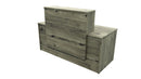 Milford Reception Desk 1700x700x1125 Coronet Beech