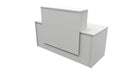 Milford Reception Desk 1700x700x1125 Seal Grey