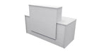Milford Reception Desk 1700x700x1125 Silver Haze
