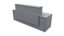 Milford Reception Desk 2400x700x1125 New Graphite