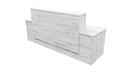 Milford Reception Desk 2400x700x1125 Nordic Pine