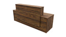 Milford Reception Desk 2400x700x1125 Tasman Elm