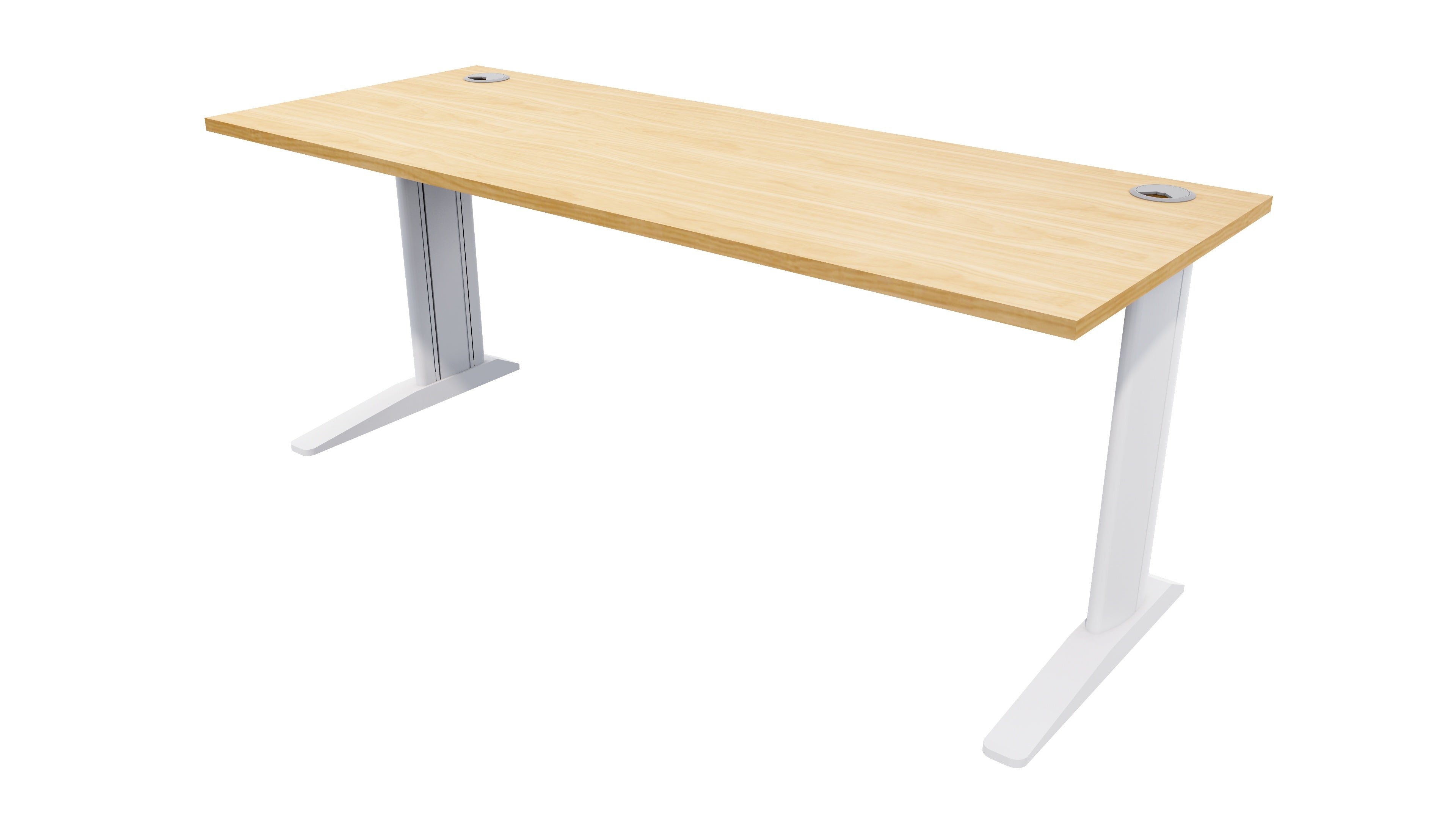 Mirage Fixed Height Desk 1500x600 NZ Tawa