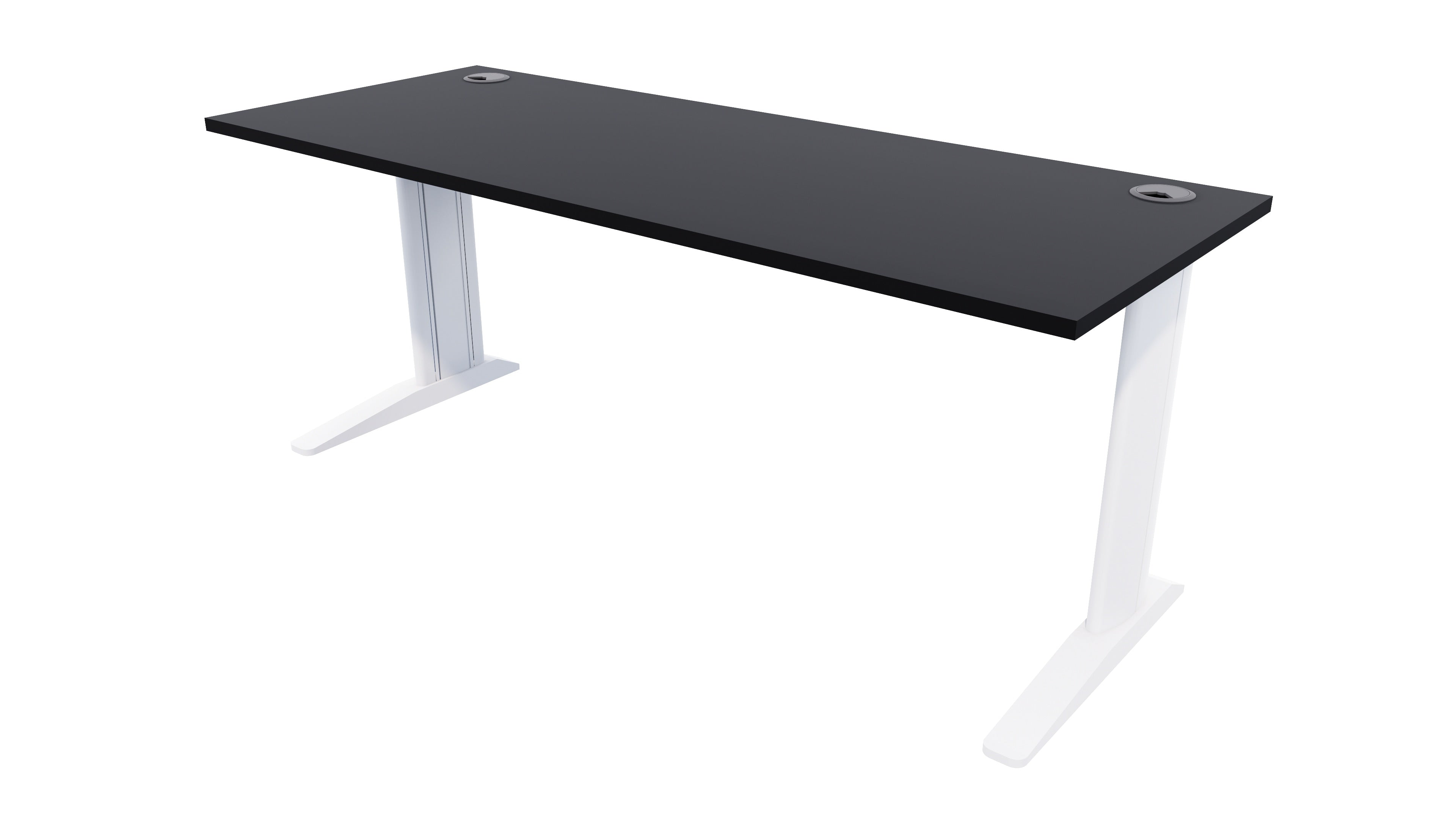 Mirage Fixed Height Desk 1500x700 Black