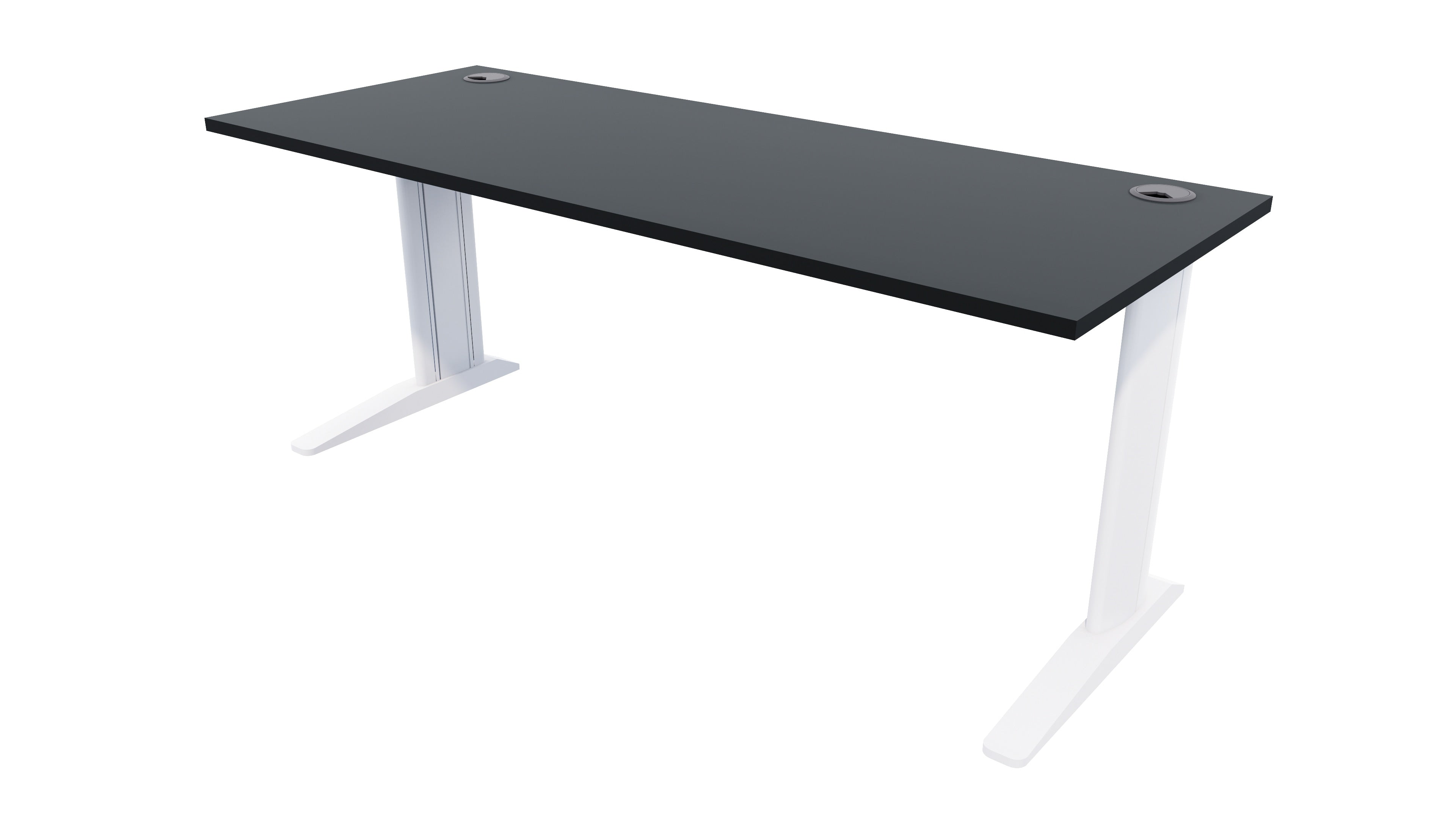 Mirage Fixed Height Desk 1500x700 Carbon