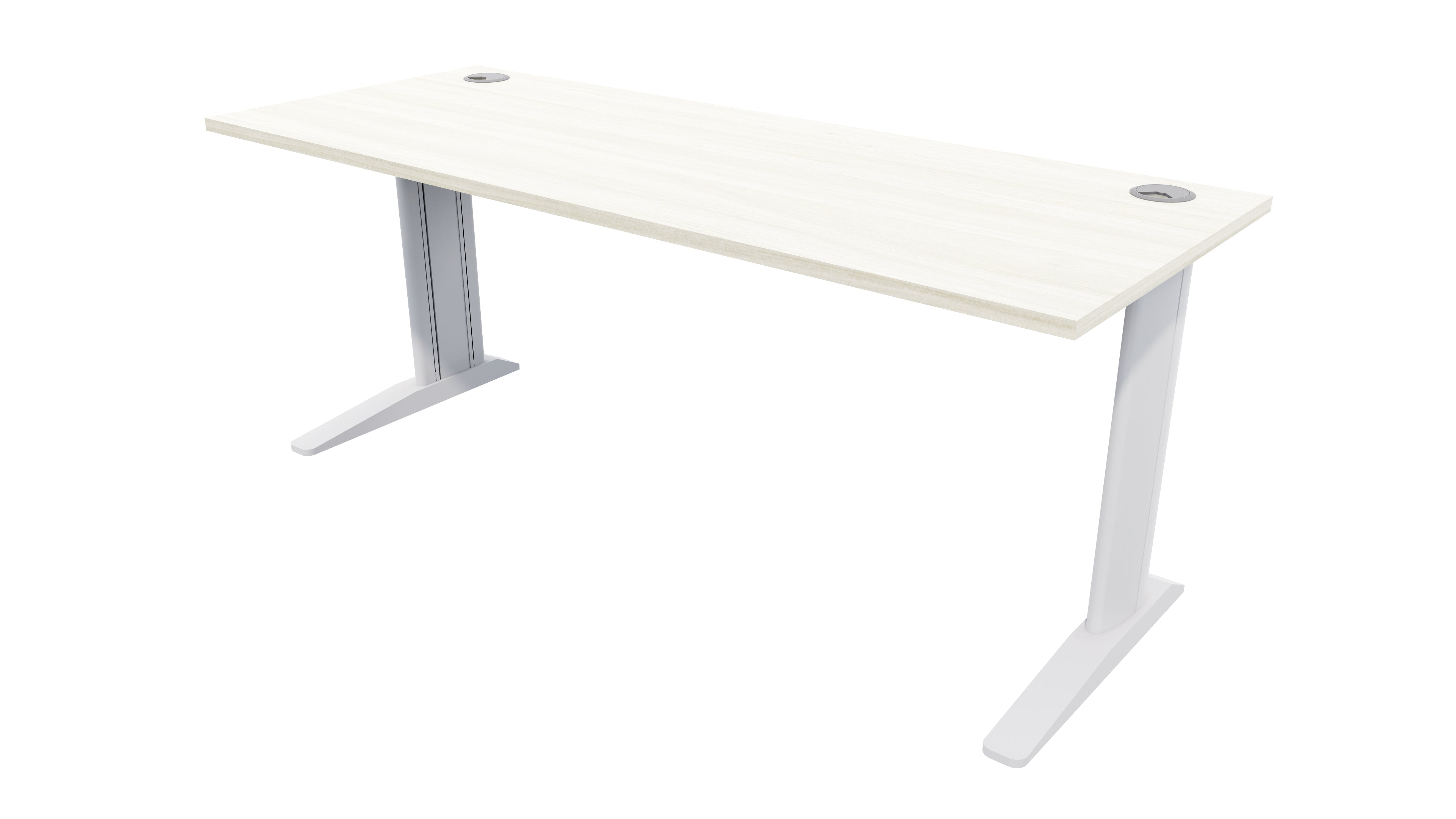 Mirage Fixed Height Desk 1500x700 Coastal Elm