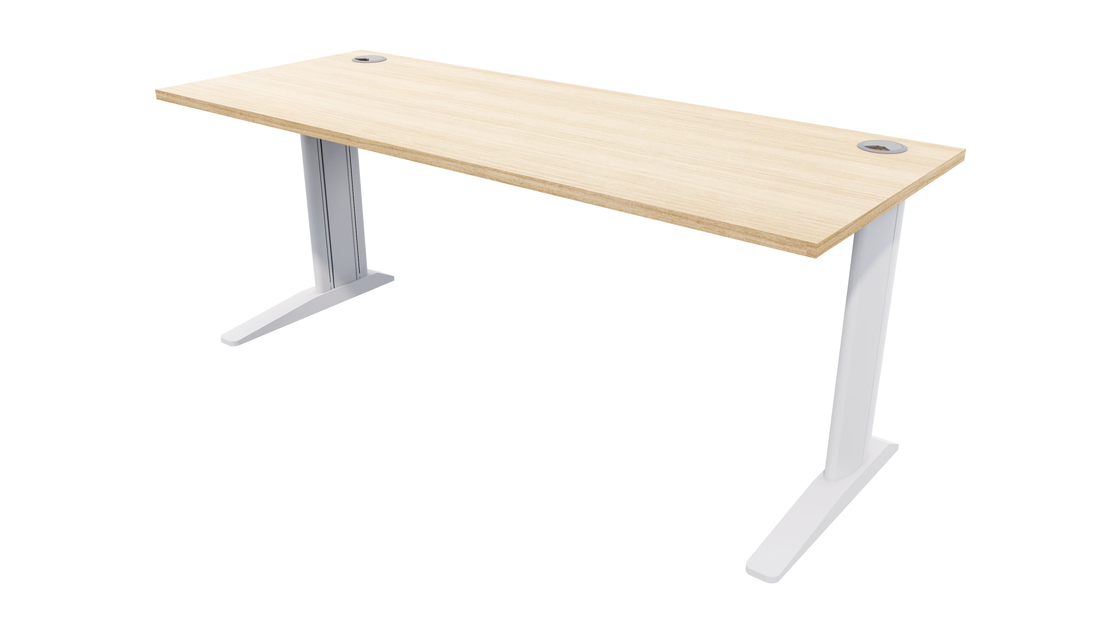 Mirage Fixed Height Desk 1500x700 Sublime Teak