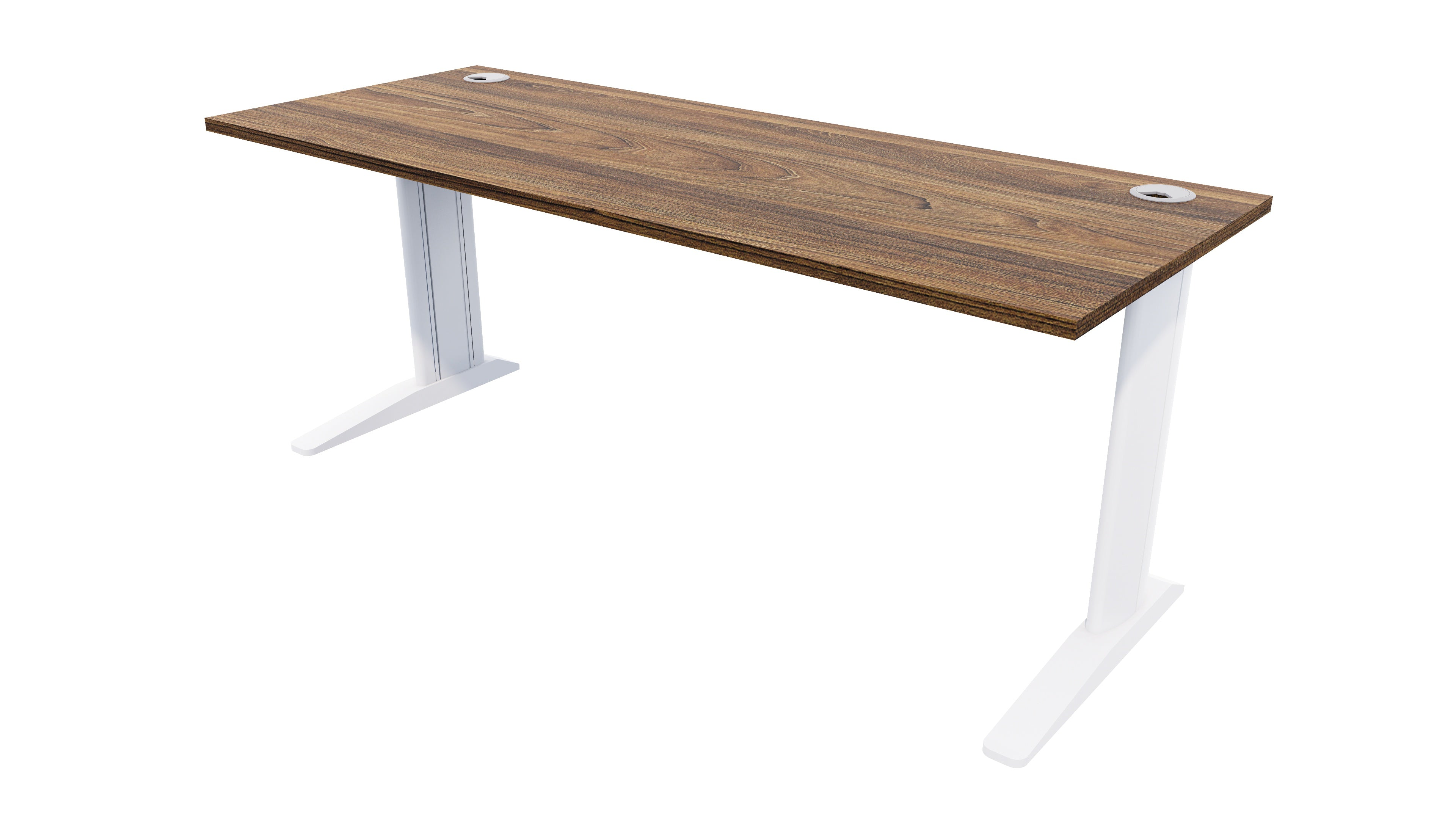 Mirage Fixed Height Desk 1500x700 Tasman Elm