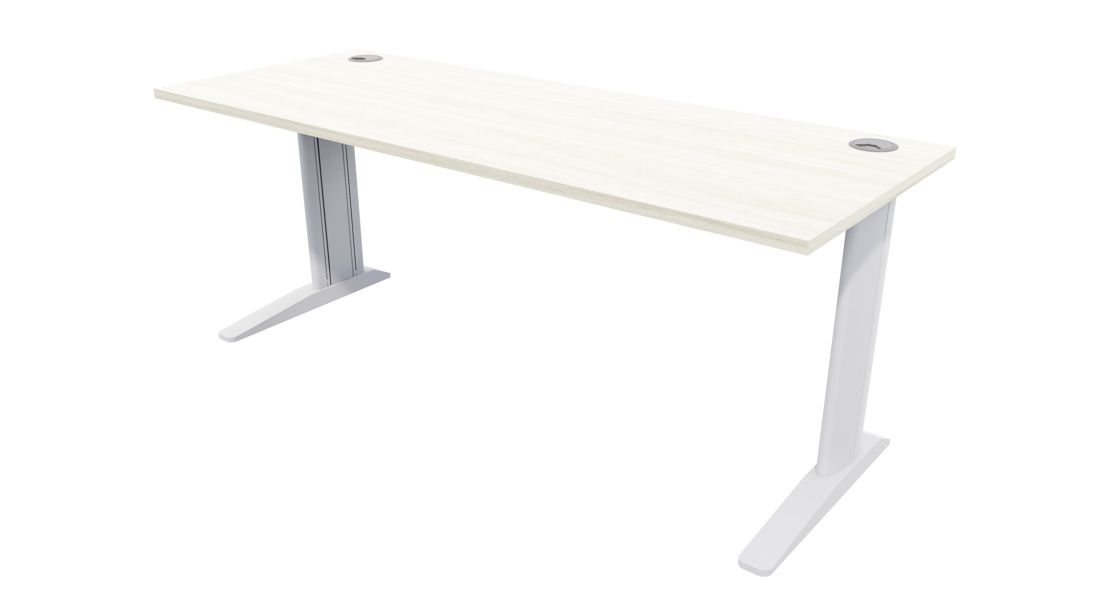 Mirage Fixed Height Desk 1800x700 Coastal Elm